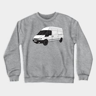 Delivery van illustration Crewneck Sweatshirt